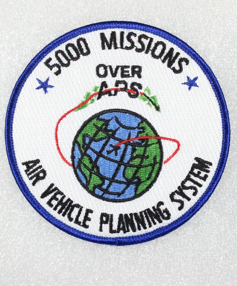 USAF Air Force Patch: Strategic Cmd Air Vehicle Planning System 5000 Missions