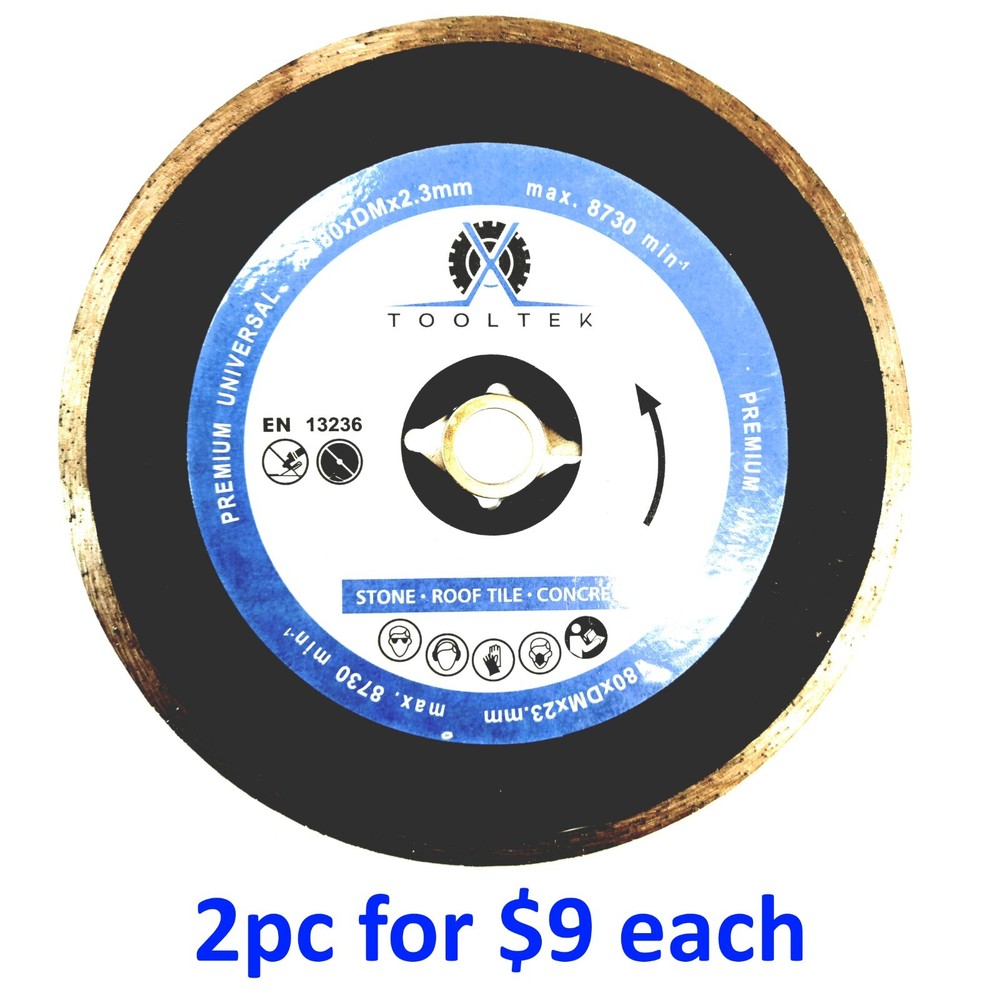7" Tile Diamond Saw Blade [2pc for 9 Each]