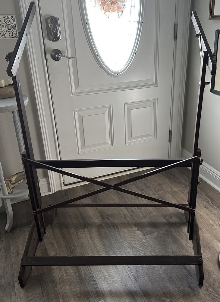 Vintage Drafting Table Base ONLY Drafting Table Wood Base NO TOP
