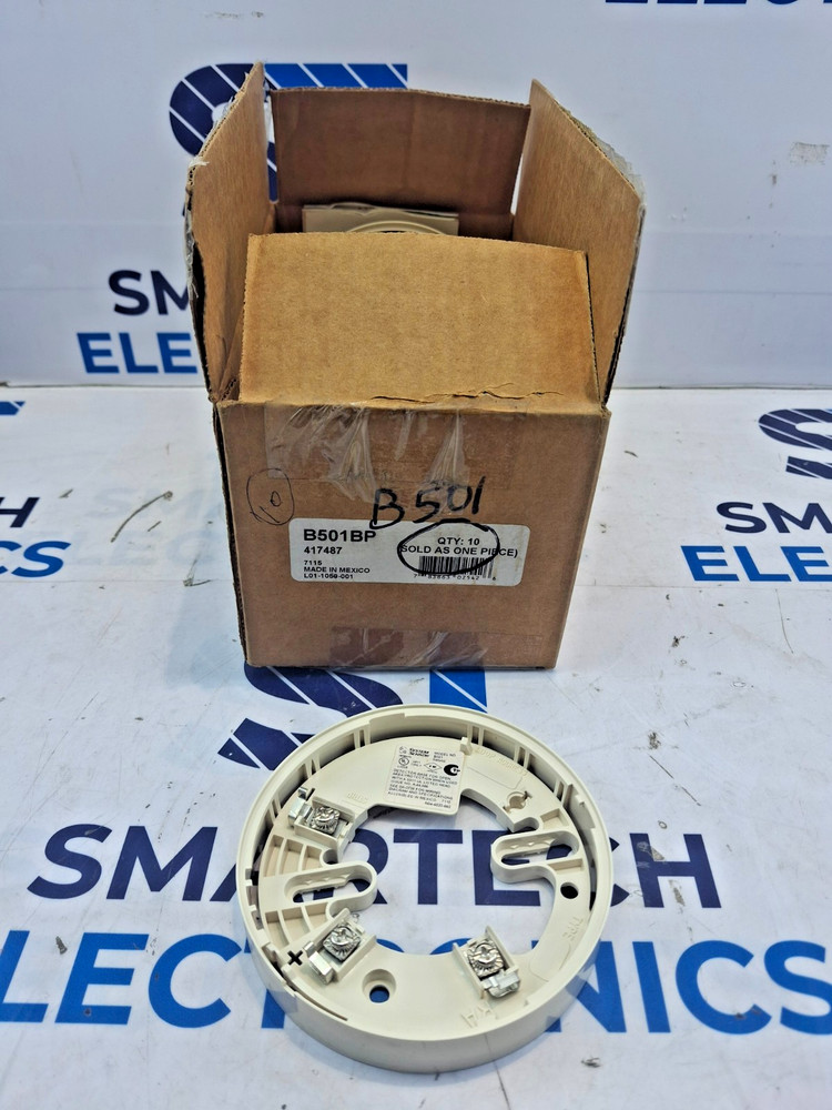 SYSTEM SENSOR B501 DETECTOR BASE 417487 BULK OF 10 PCS