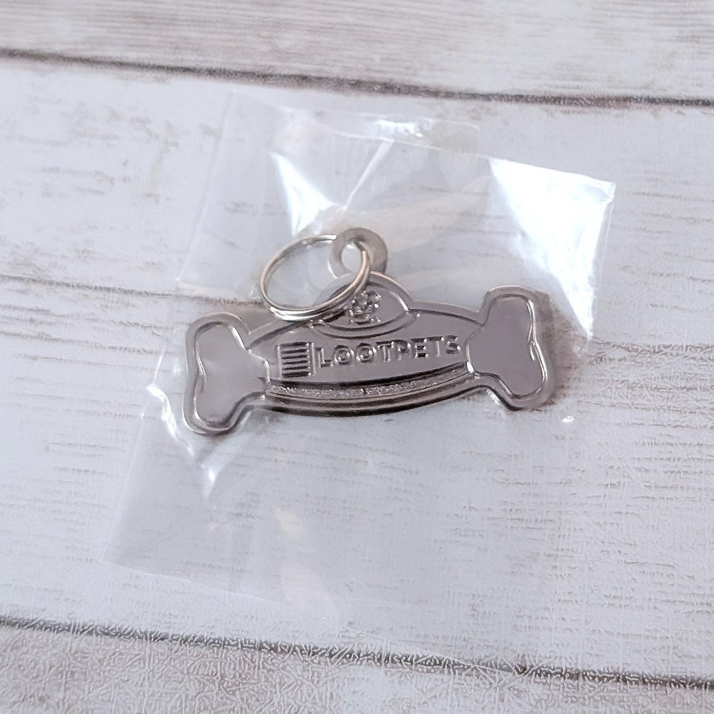 LootPets Silver Tone Pet Tag - New & Sealed