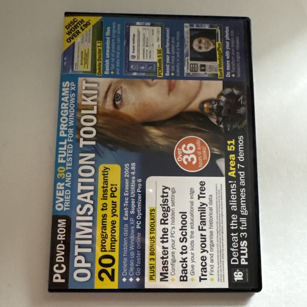 Optimisation Toolkit Pc DVD ROM