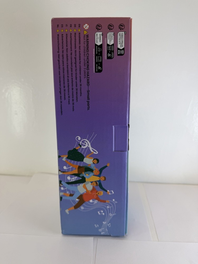 Wireless Karaoke Microphone Model 868 Handheld Speaker Champagne USB