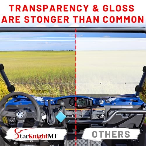Viking Full Windshield Scratch Resistant Front Windshield Full windshield