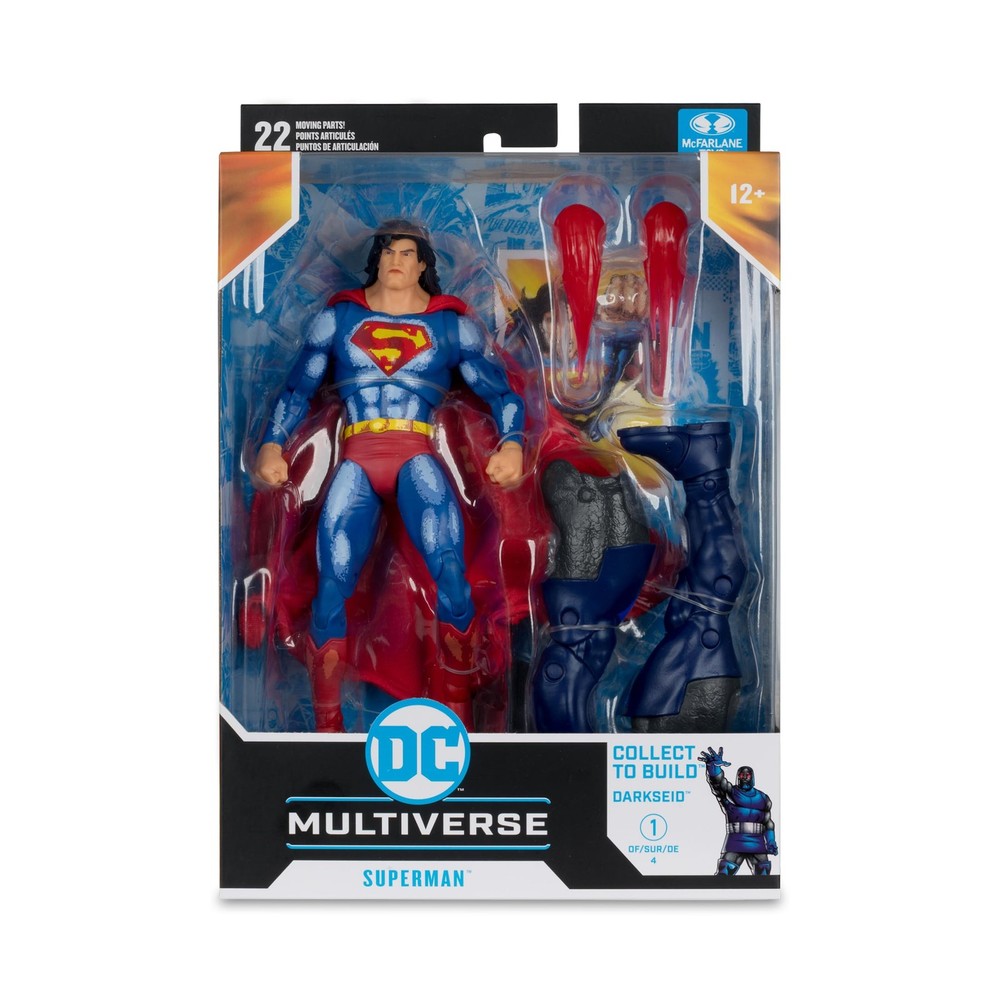 McFarlane Toys - DC Multiverse Superman (Justice League Task 7in, Multicolor