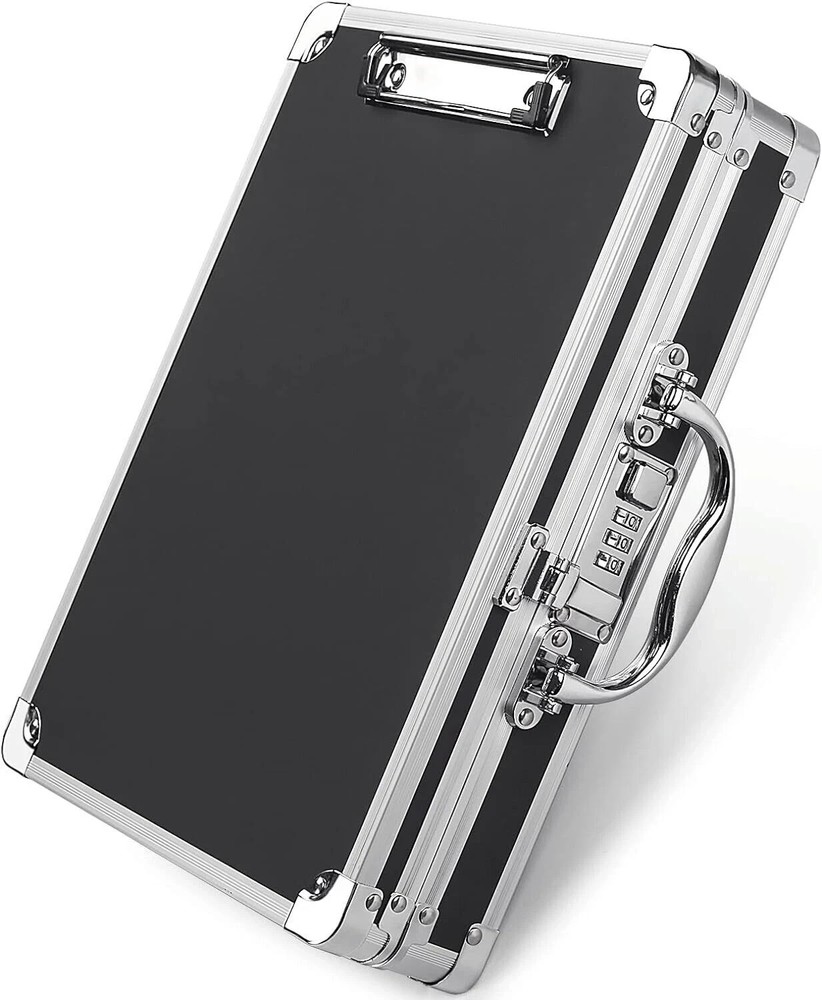 Locking Clipboard Storage Box Heavy Duty Clipboard with Storage Aluminum
