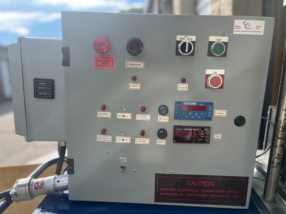 custom portable 3phase hydraulic punch press