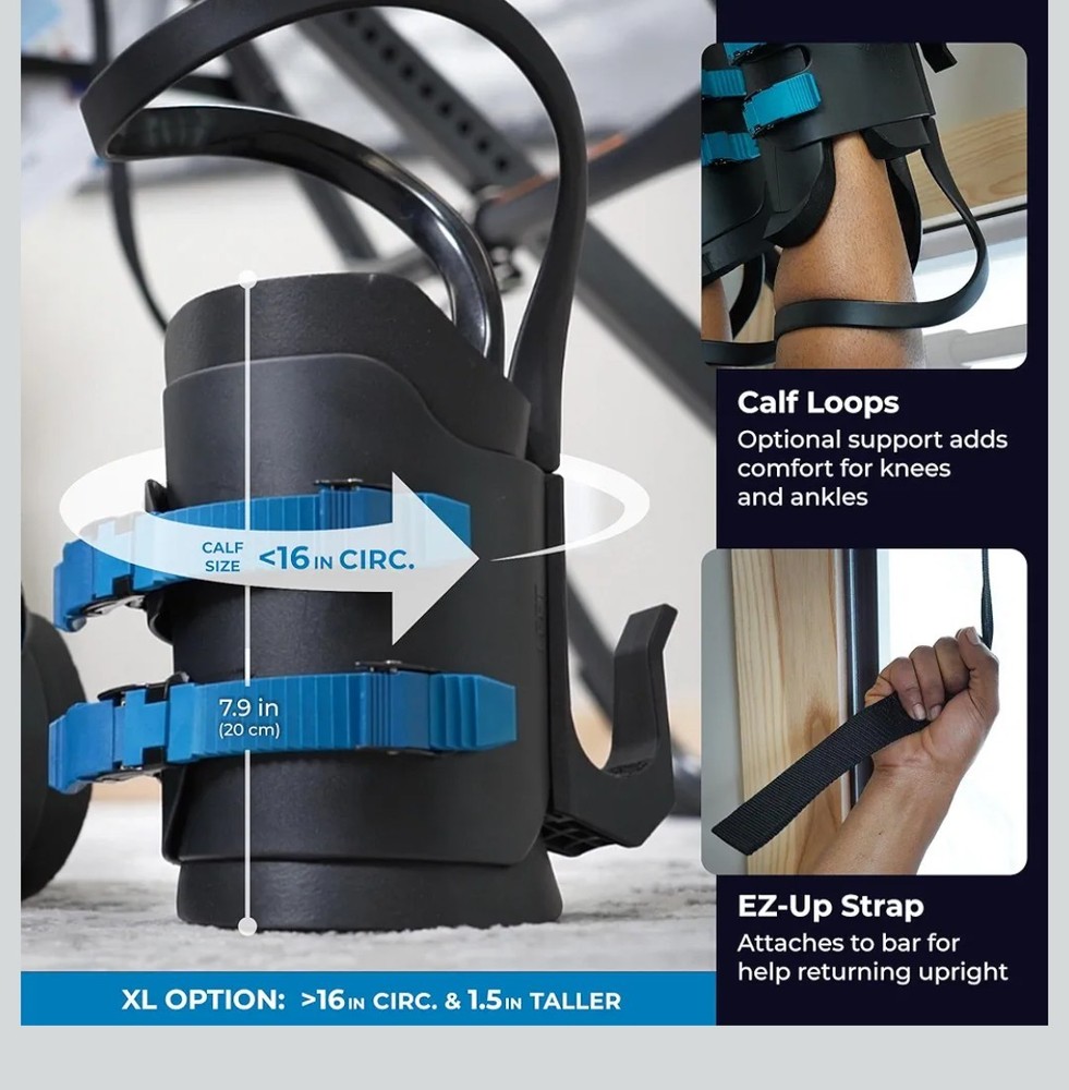 TEETER EZ-Up Gravity Boots for Inversion Decompression Stretching, Back Pain...