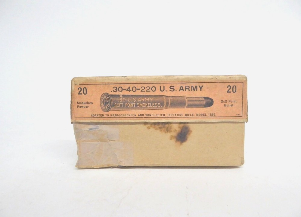 Peters Cartridge Co. 30-40-220 Empty Box