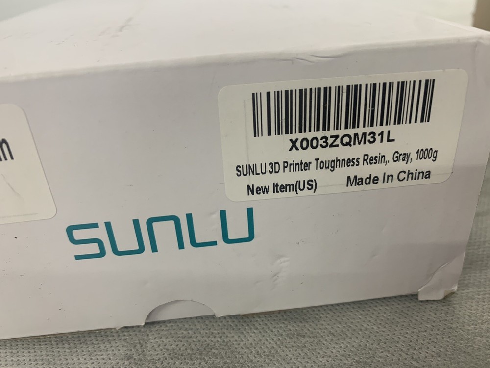 Sunlu 3D LCD Printing Photopolymer Resin in Solid Grey, 1000g
