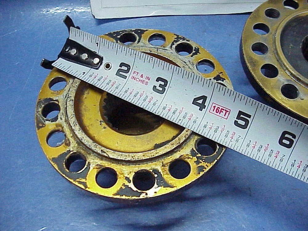 2 Aluminum Wide 5 FLOATING Drive Plates Flanges