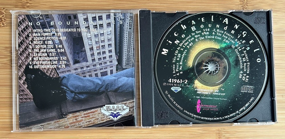 Michael Angelo (Nitro) "No Boundaries" CD - Autographed/Signed