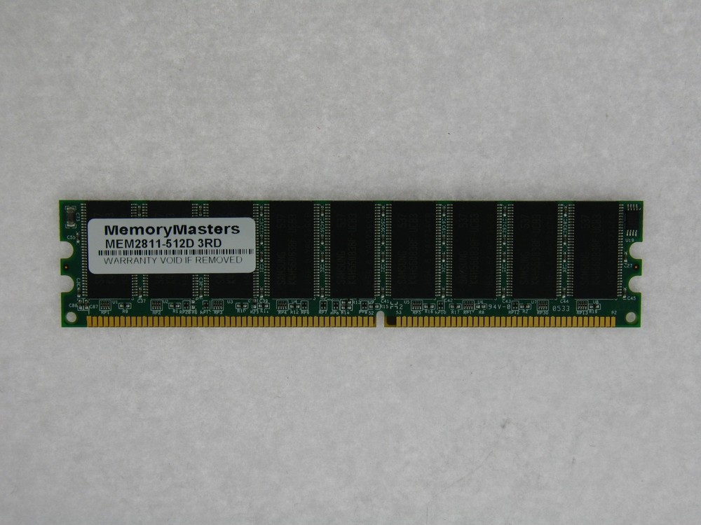 MEM2811-512D - 512MB DRAM Memory for Cisco 2811 Router