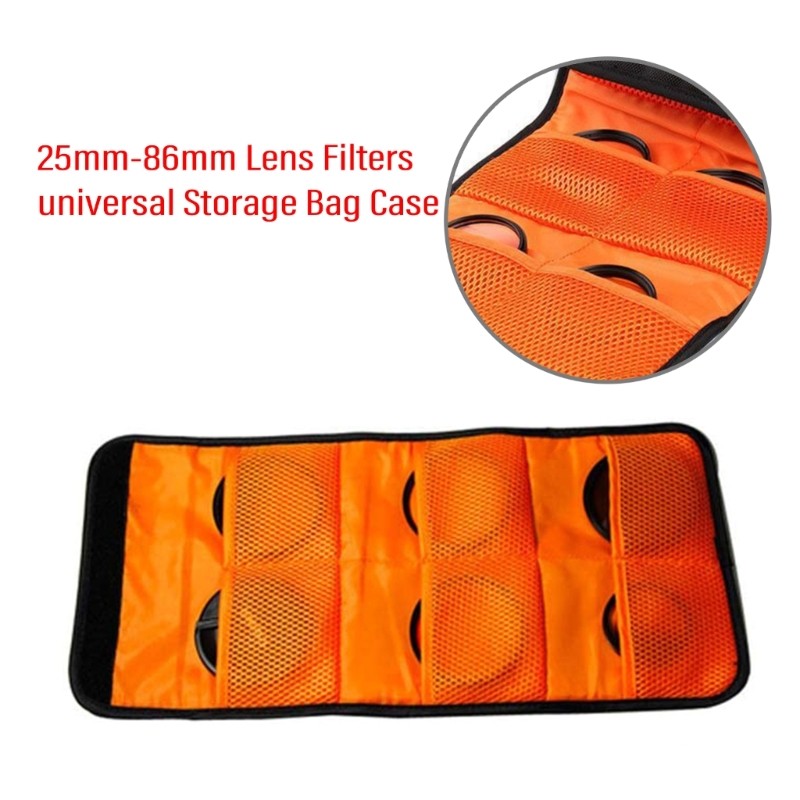 Waterproof Filter Case Filter Organizers Protective Storage for Photographers