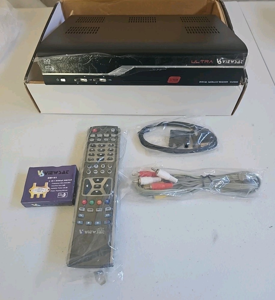 Viewsat VS 2000 Ultra Digital Satellite Receiver USB Host Interface