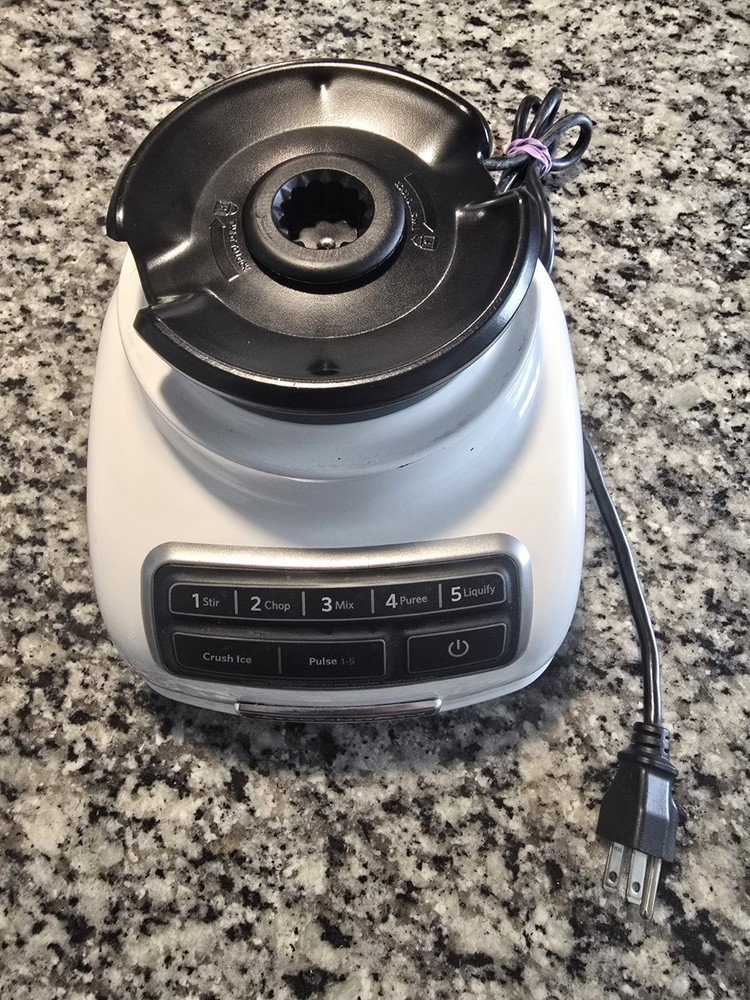 KitchenAid 5-Speed Diamond Blender Base KSB1575WH