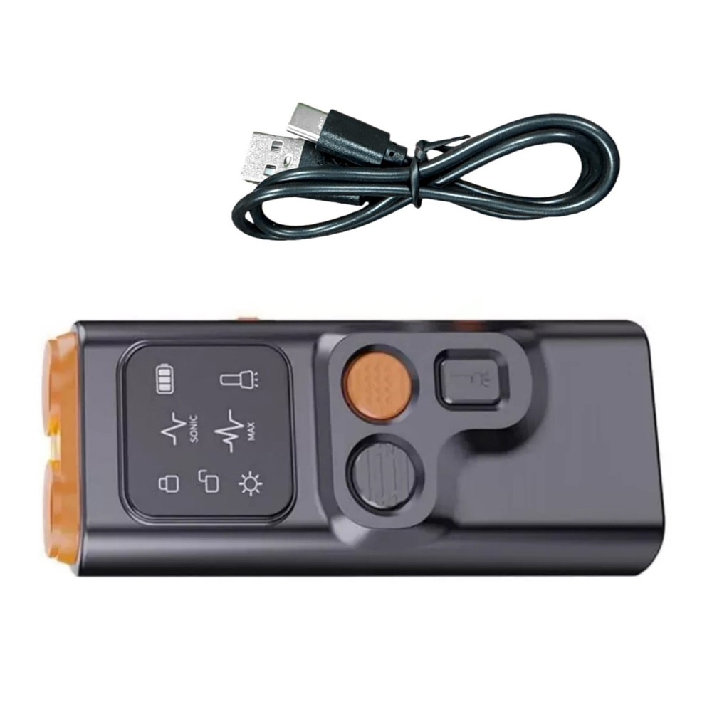 Dog Bark Control Device with Ultrasonic Training LED Light and Sound Modes