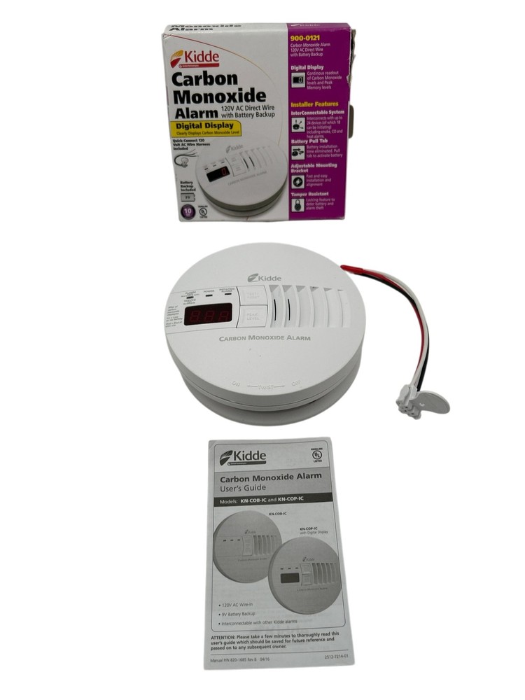 Kidde Hardwired CO Detector KN-COP-IC