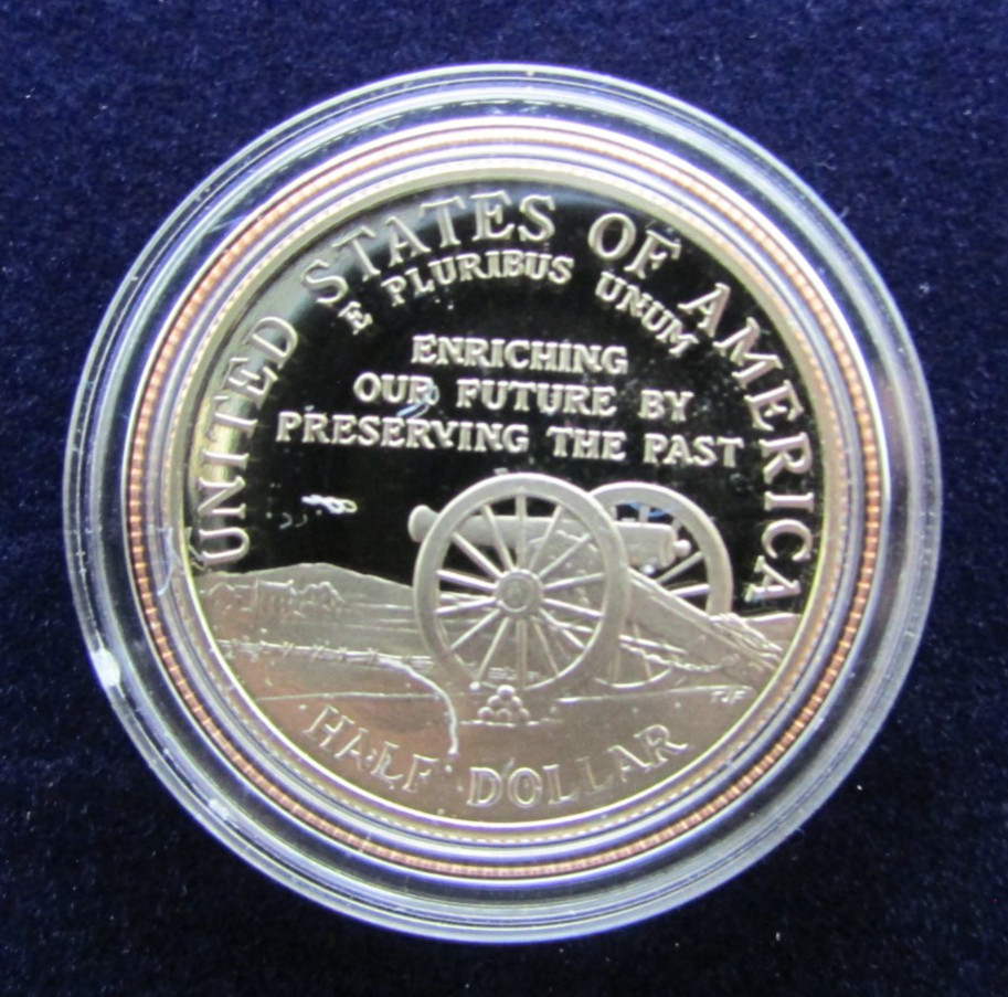 1995-S Civil War Proof Commemorative Half Cap Only