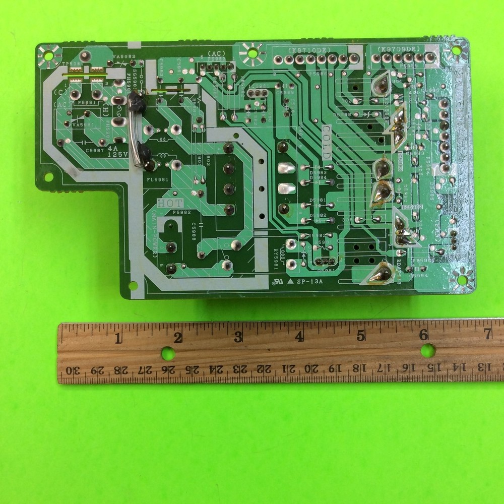 Sharp TU-DTV1000 DTV Decoder Cable Box Main Power Board F9711CEN2 SP-13A