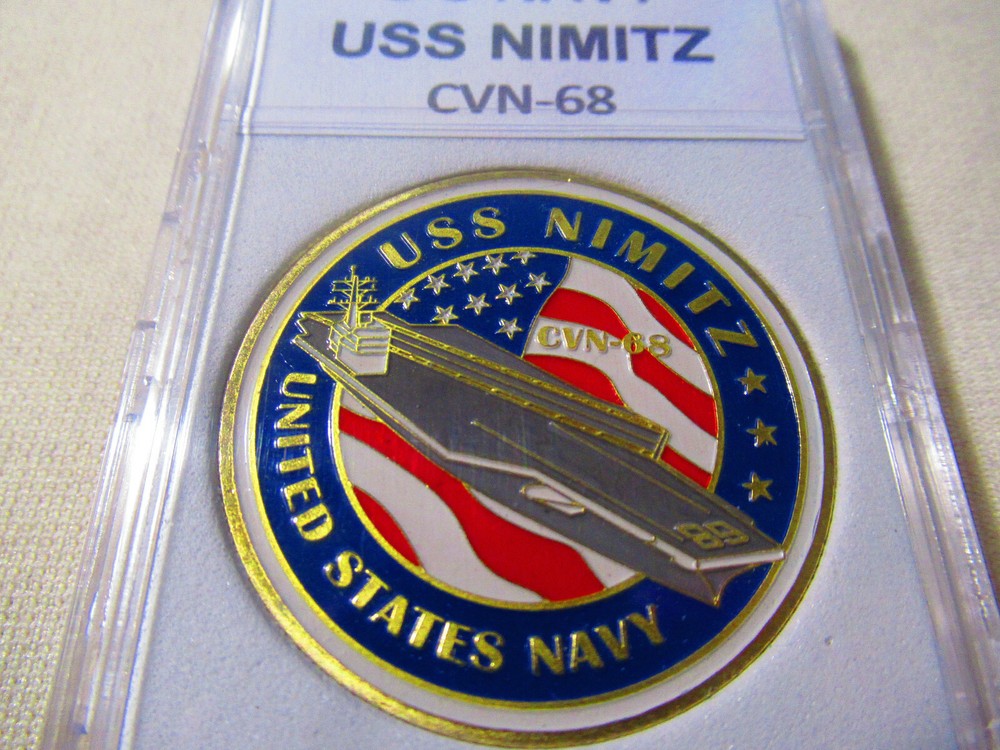US NAVY - USS NIMITZ CVN-68 Challenge Coin
