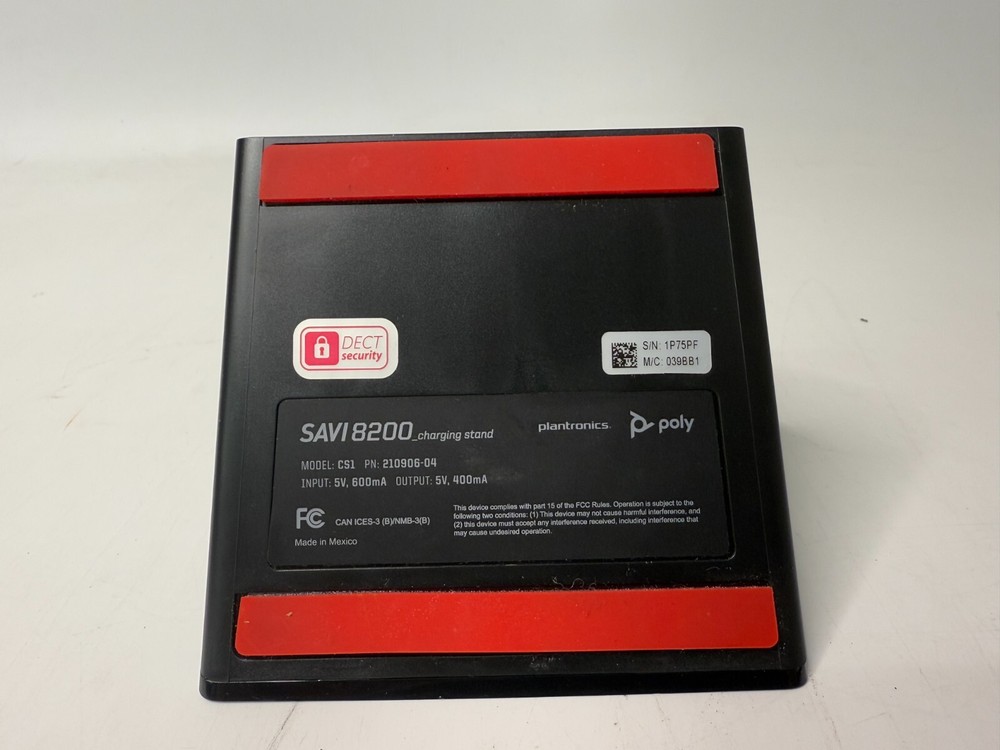 POLY PLANTRONICS SAVI 8200 CS1 No USB Adapter / Dongle