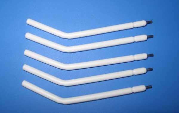 Dental Air/Water Syringe Tips Metal Core rounded ends - Safe Tips 100 pcs pack