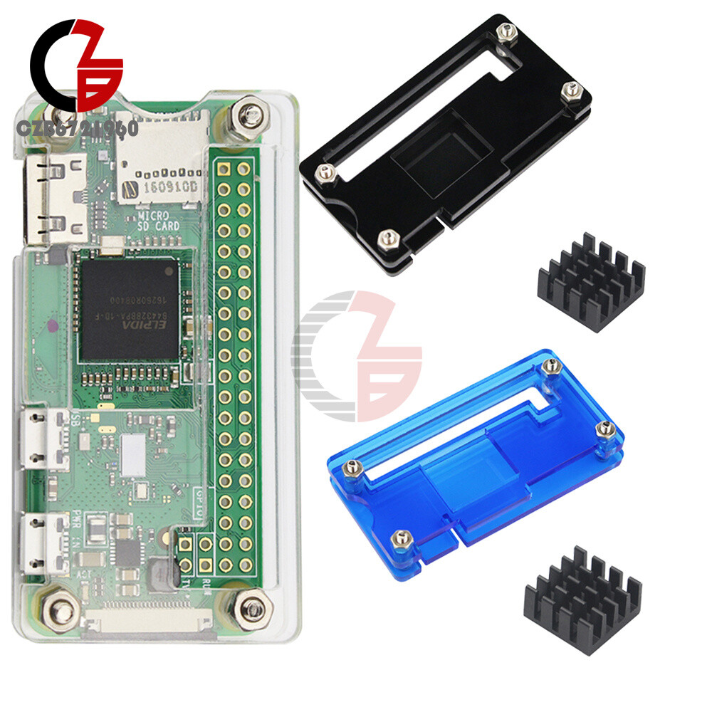 1.3/2/W/WH Acrylic Case Box Protector Shell & Heat SinK for Raspberry Pi Zero