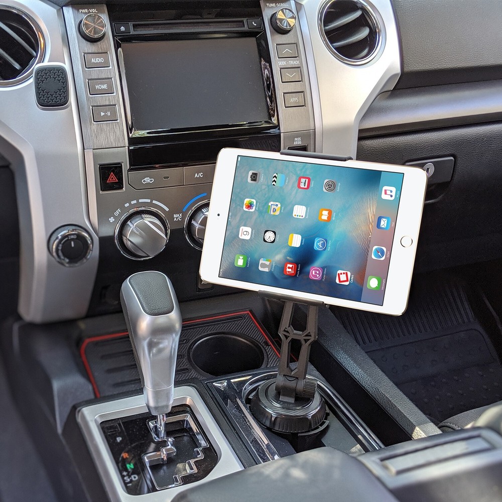 Car Cup Holder Phone Mount Compatible with iPhones, iPad, mini, Tablet, Android