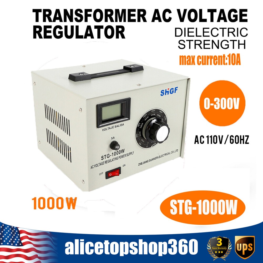 0-300V Output Voltage Transformer Variac Autotransformer Voltage Regulator Power