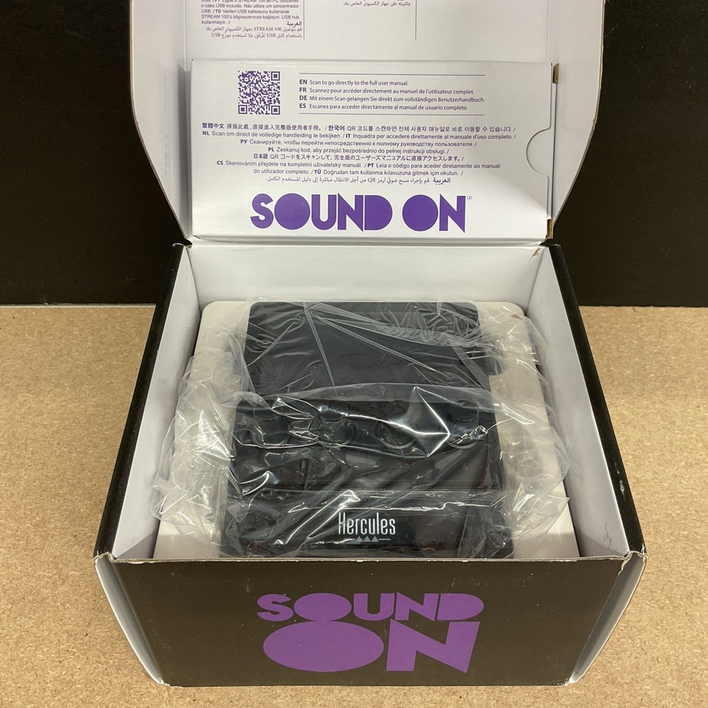 Hercules DJ Stream 100 8-track Audio Controller