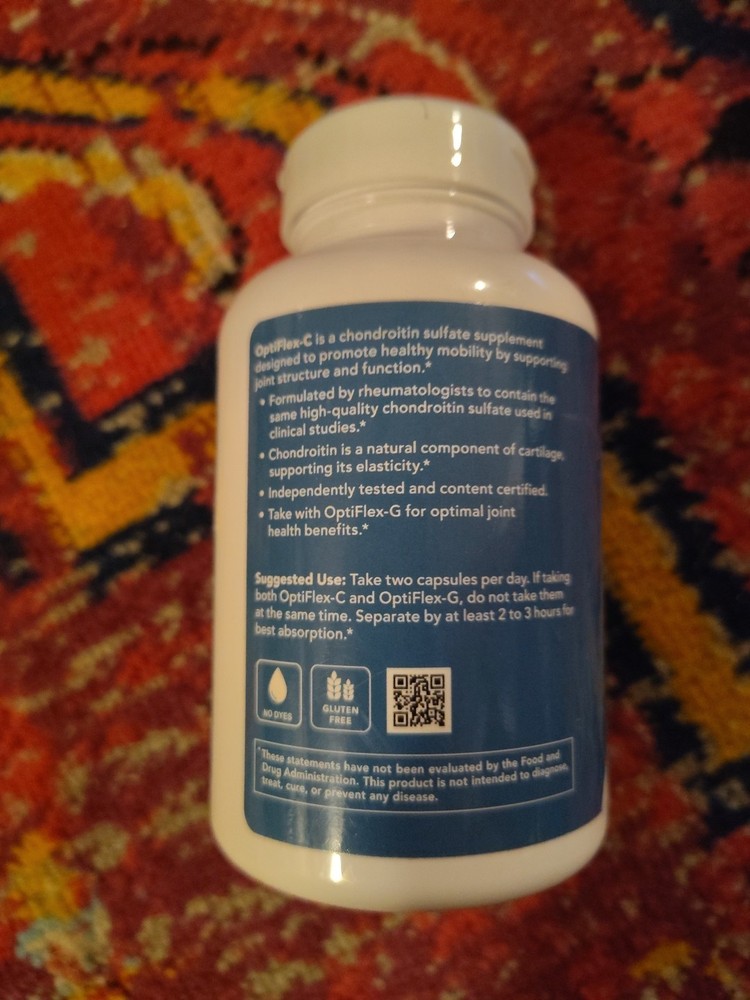 Theralogix OptiFlex-C Chondroitin Sulfate - Joint Function&Mobility 180Caps