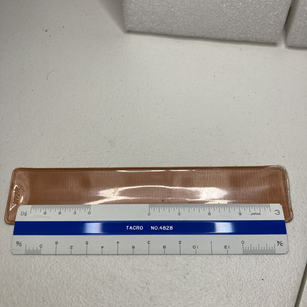 Vintage Ruler TACRO No.  4828 Japan. Draftsmen Drafting Tool Ruler- E