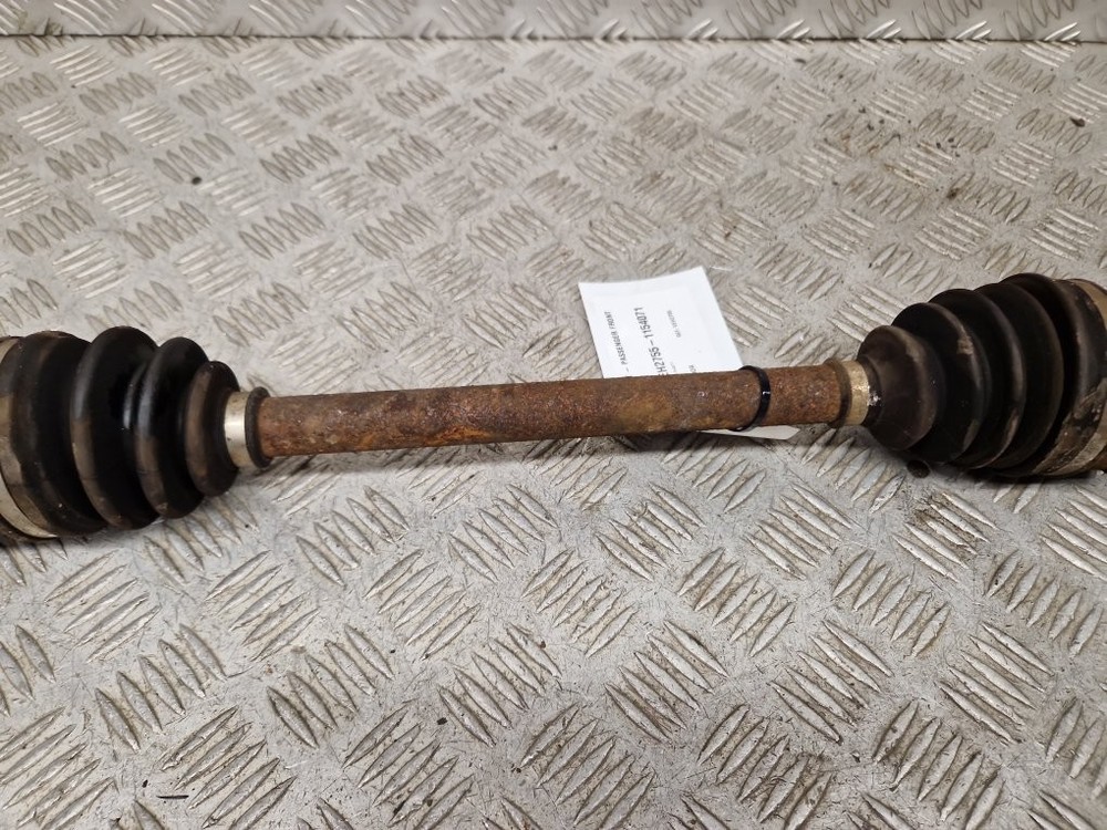 SUZUKI SPLASH DRIVESHAFT FRONT PASSENGER SIDE 1.2 PETROL 2012