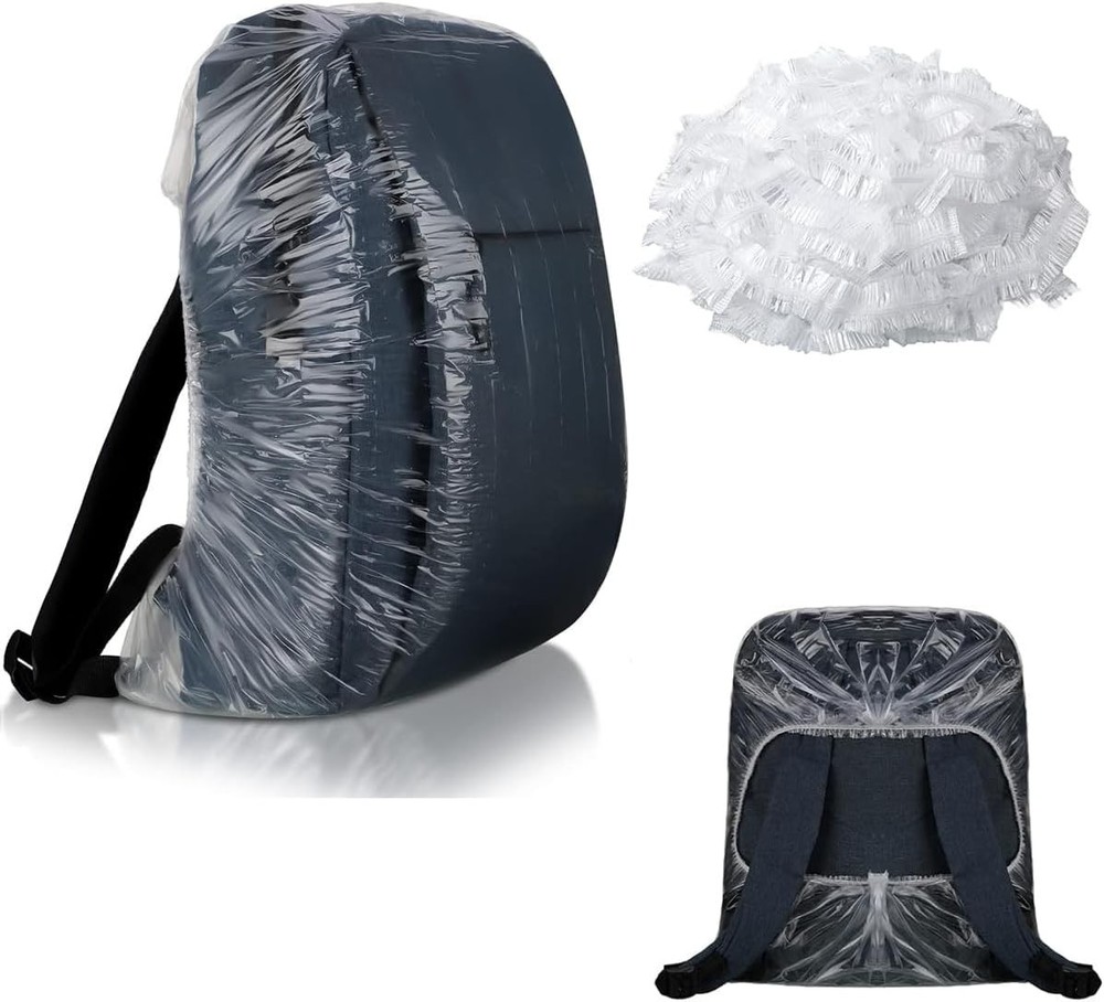 10 Pack Disposable Backpack Rain Cover Waterproof 15L40L