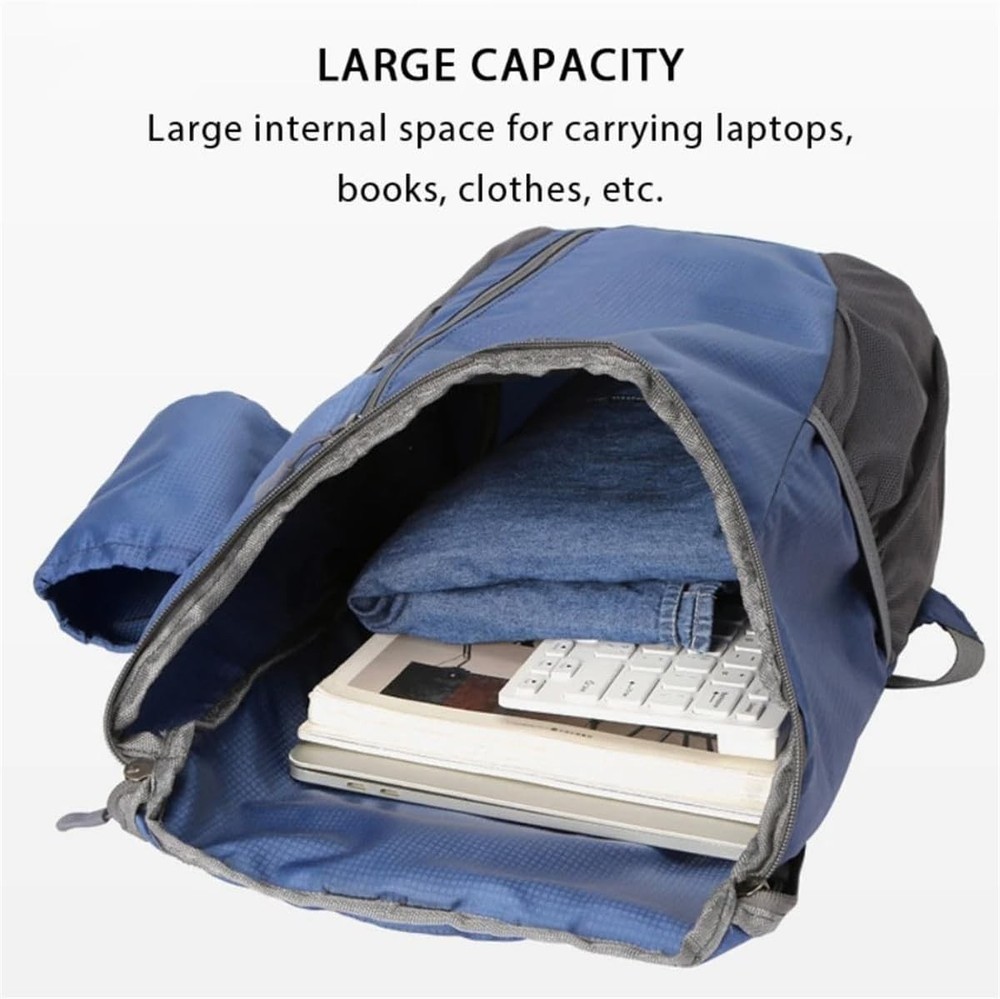 Elegant Grey Utility Backpack - Adjustable 4-Pocket Design for Daily Adventures