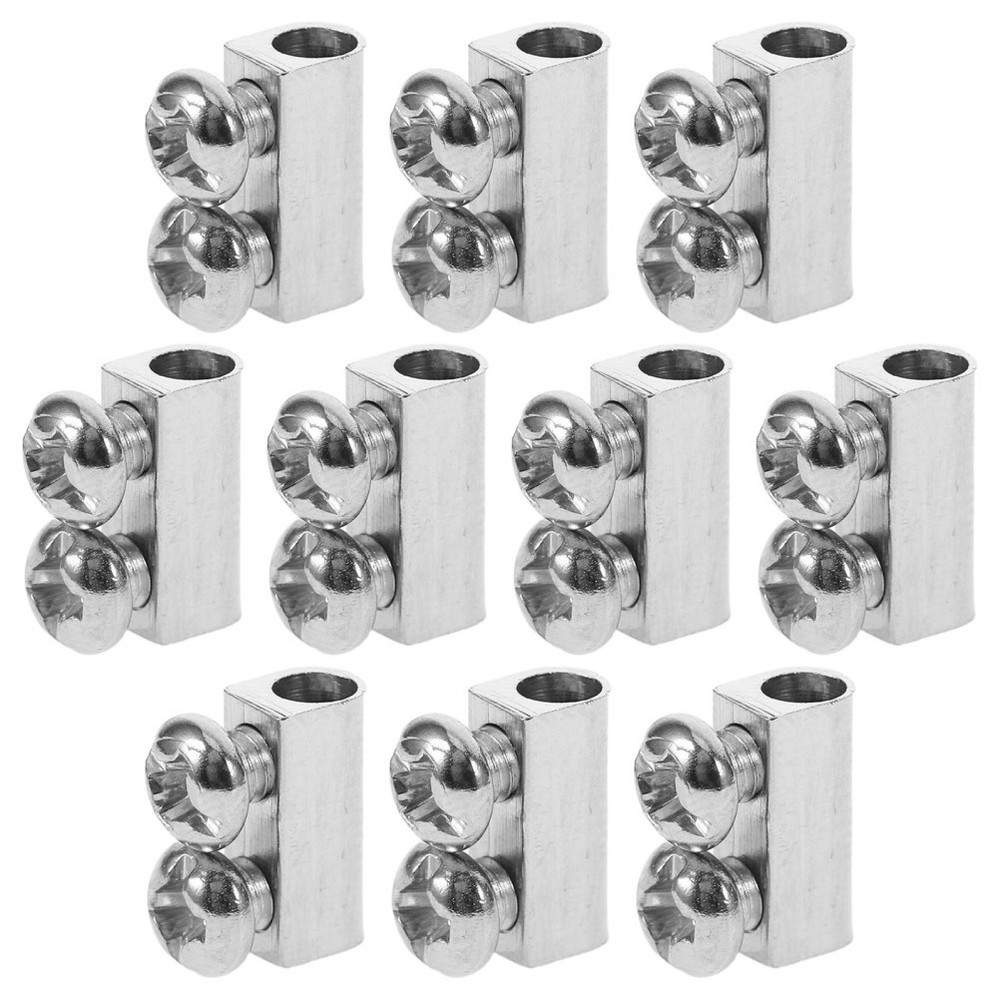 30 Pcs Light Hanging Clips Cable Fastener Double Hole Wire Clamp