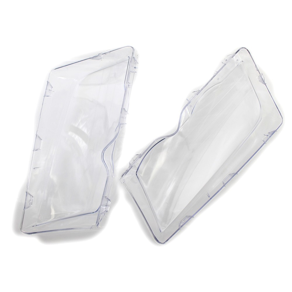 1 Pair Left Right Headlight Headlamp Clear Lens Cover Replacement E46 3