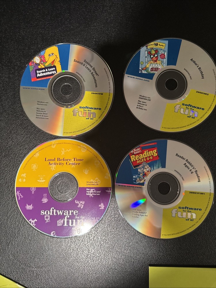 SOFTWARE FOR THE FUN OF IT 6 Discs for Computer