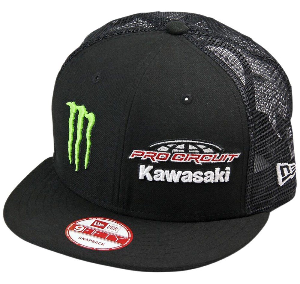 Pro Circuit Team Trucker Snapback Hat Black/Green/White