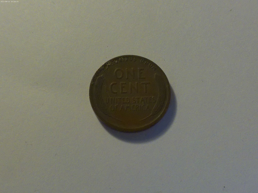 1917-P Lincoln Wheat Cent with Error on Reverse