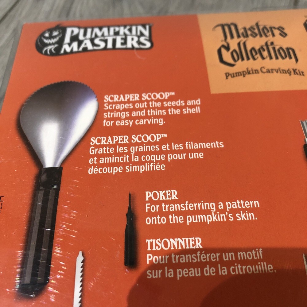 Pumpkin Masters Masters Collection Stainless Steel Tools Set New