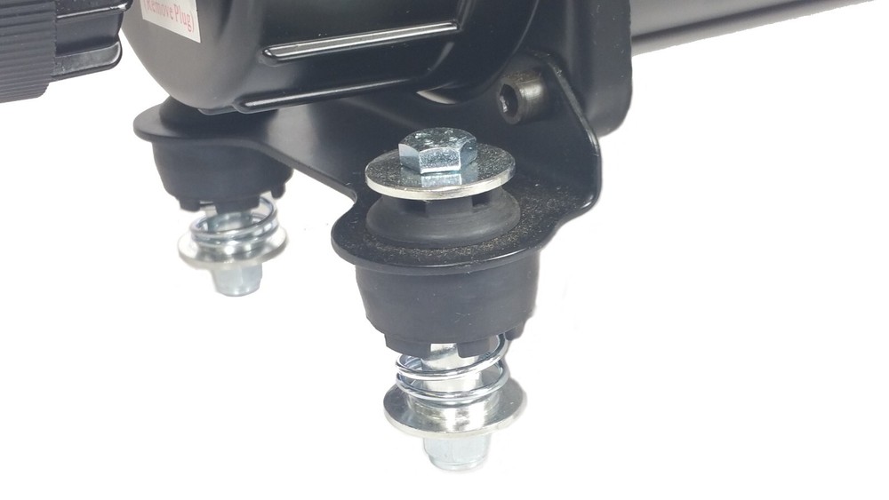 Black Vibration Isolator Upgrade Feet For Single airmaxxx Air Compressor System