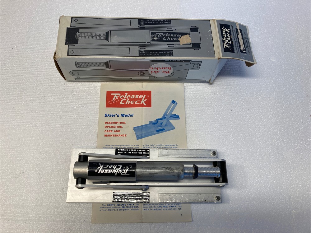 Vintage Garcia Ski Corp Release Check