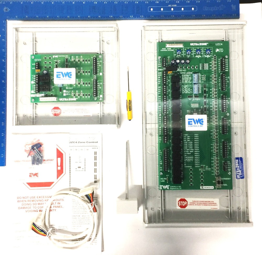 EWC Controls Ultra-Zone Auto Changeover 6 Zone Control Panel UZC-6 1.8 NOS