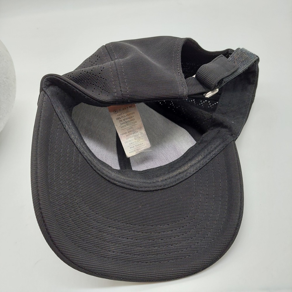Gaiam Wander Geo Breathable Black Strapback