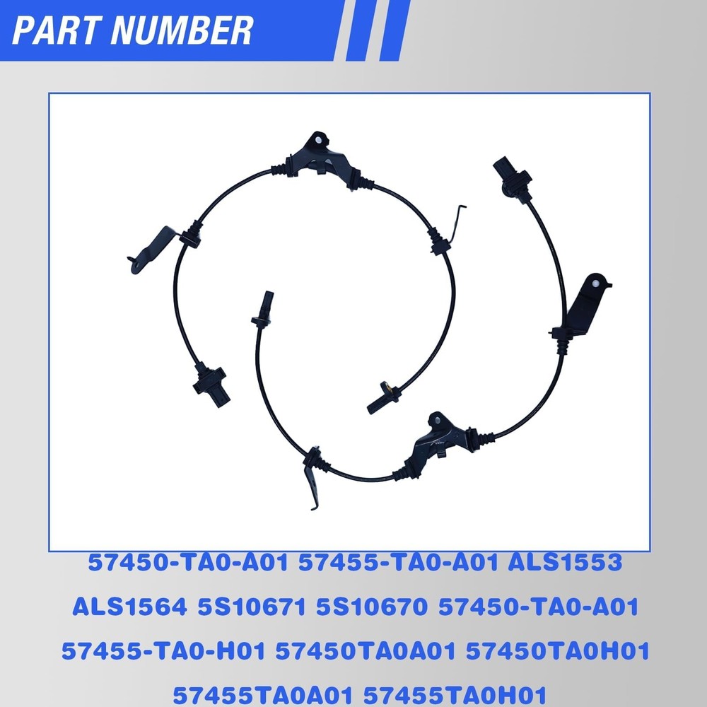 ABS Wheel Speed Sensor Front Left Right Compatible with 2008-2012 Honda Accor...