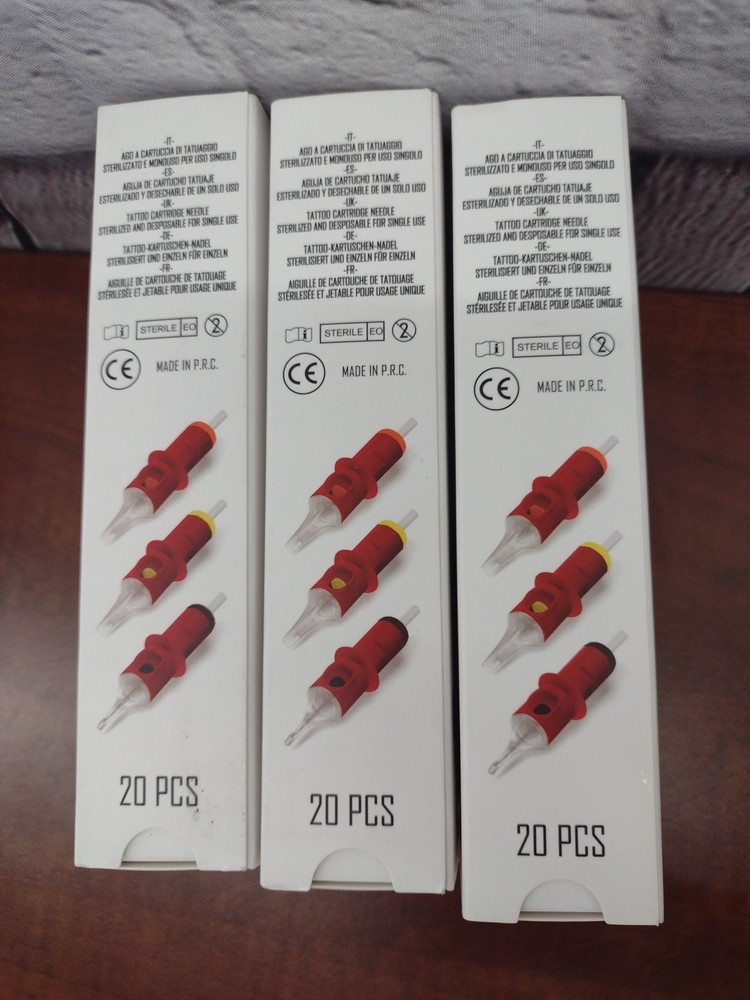 Warrior Professional Needle Cartridges 20pcs, Bundle (3 Packs)