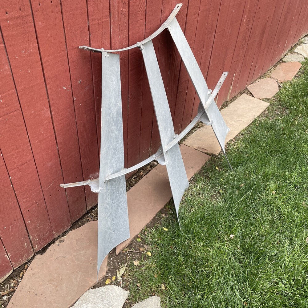 Aermotor Windmill 3 Blade Section vintage 42”x32” High