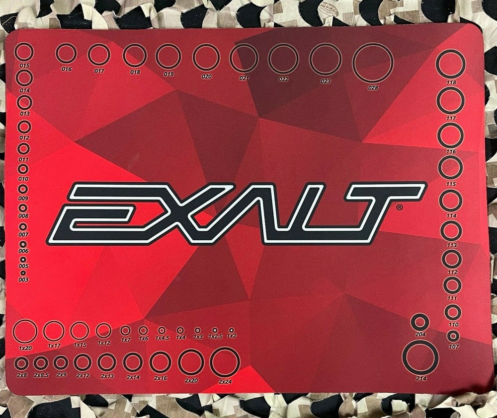 NEW Exalt V2 Paintball Tech Mat - Small - Red